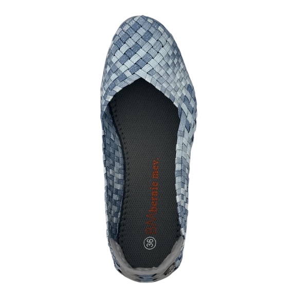 Bernie Mev Catwalk Cloud Shimmer Flats Stretch Comfort Lightweight Slip-On, NWB - Picture 4 of 6